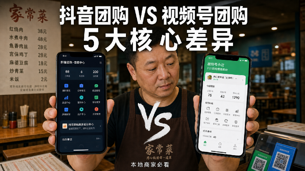 本地商家为什么选择视频号 POI 团购？客户归自己，不做平台打工仔